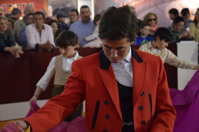 Exhibición de Toreo de Salón en la feria del Toro de Olivenza