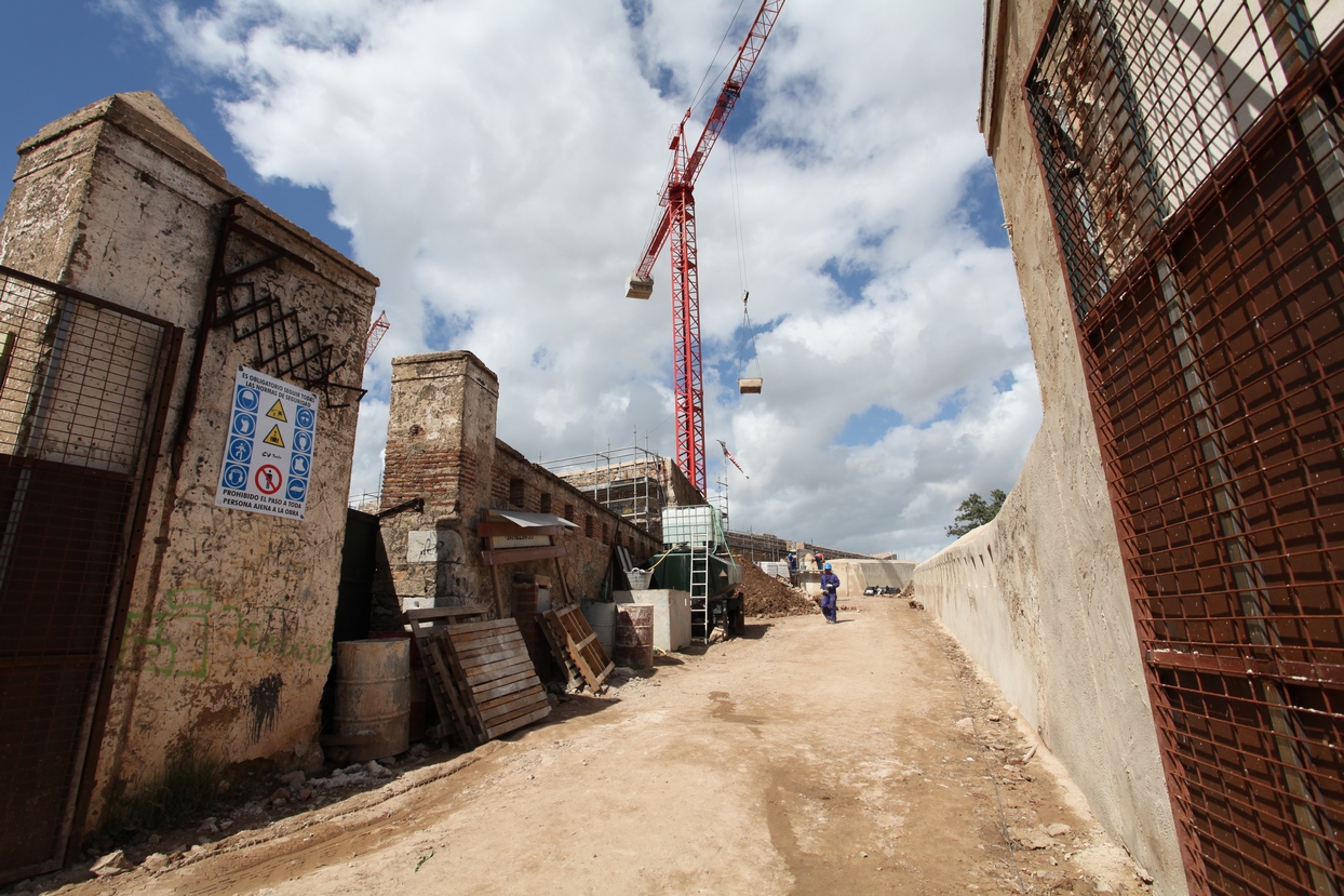 Las obras del Fuerte San Cristóbal, a buen ritmo