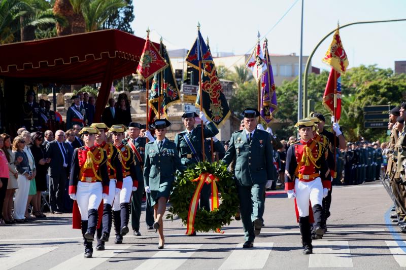 Imágenes del desfile en Badajoz con motivo del Día de la Guardia Civil Imágenes del desfile en Badajoz con motivo del Día de la Guardia Civil
