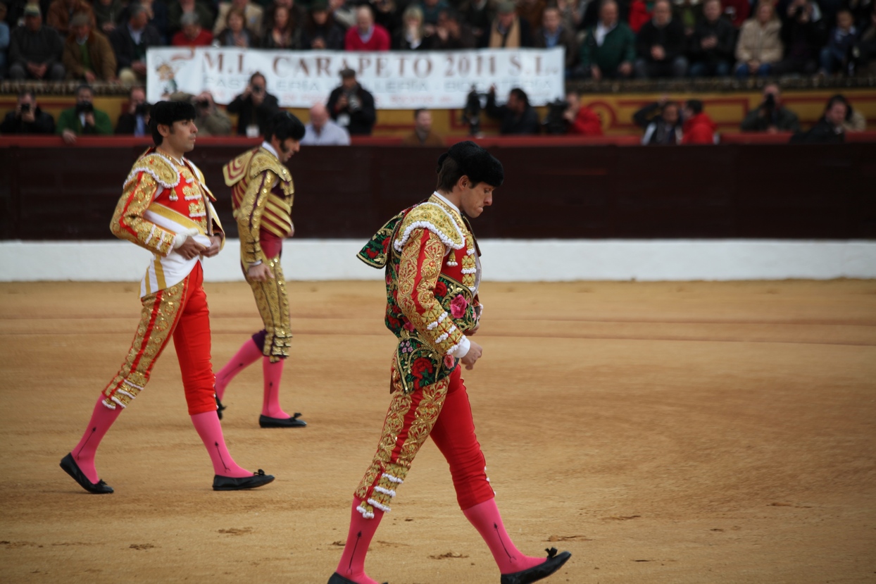 Reportaje fotográfico de la corrida de El Juli, Perera y Padilla en Olivenza