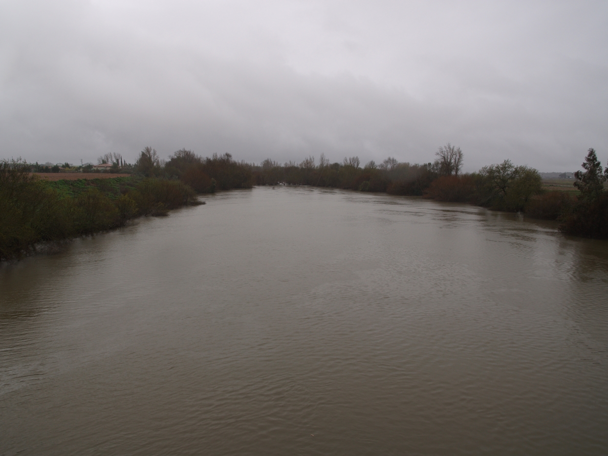 Aumenta el caudal de varios afluentes y del Río Guadiana