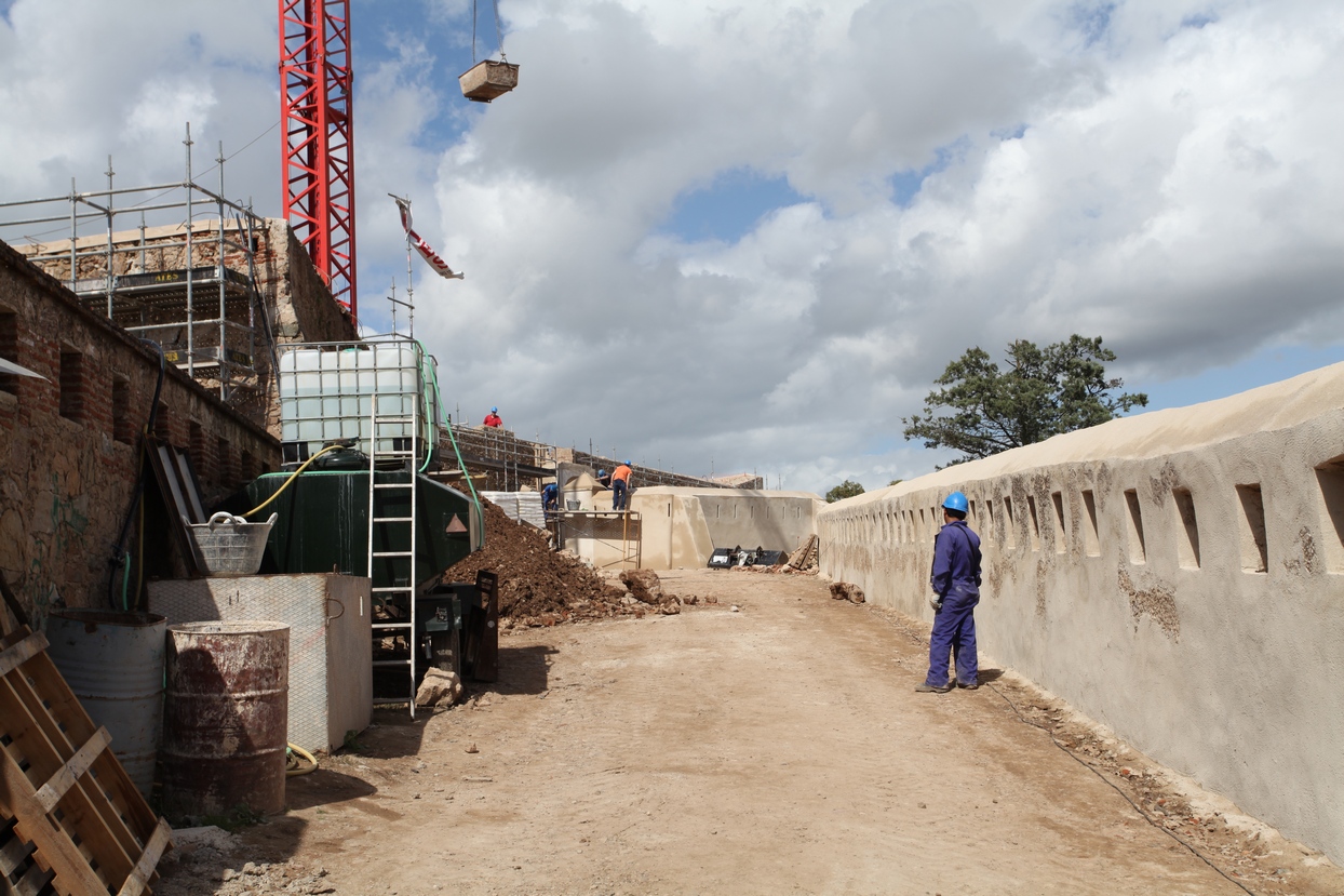 Las obras del Fuerte San Cristóbal, a buen ritmo