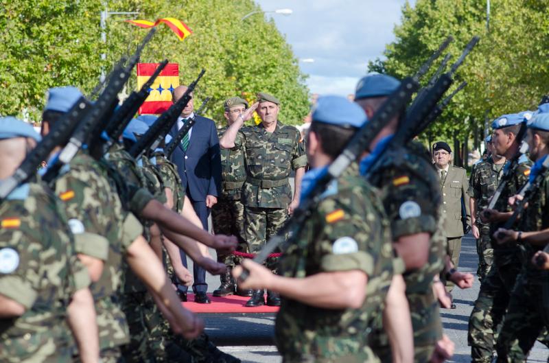 Extremadura despide a los militares destinados al Líbano