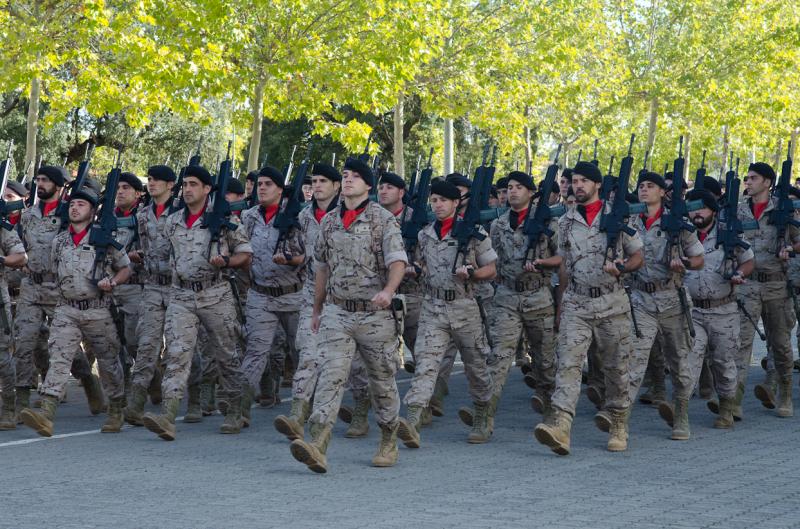 Extremadura despide a los militares destinados al Líbano