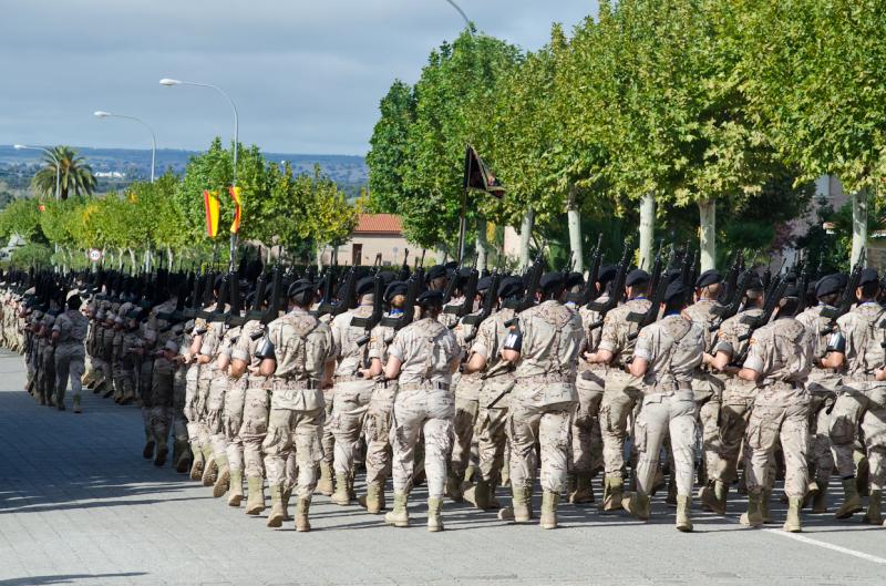 Extremadura despide a los militares destinados al Líbano