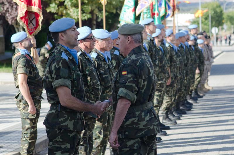 Extremadura despide a los militares destinados al Líbano