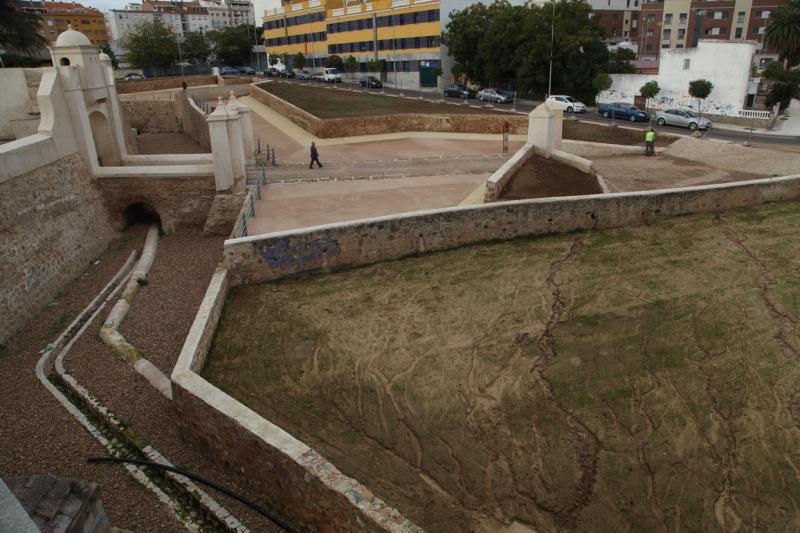 Estado de las obras en las Márgenes del Río Guadiana en Badajoz