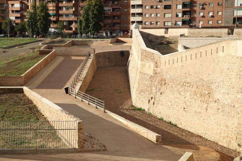 Estado de las obras en las Márgenes del Río Guadiana en Badajoz