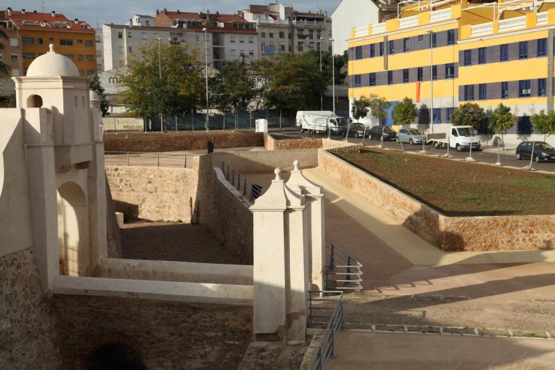 Estado de las obras en las Márgenes del Río Guadiana en Badajoz