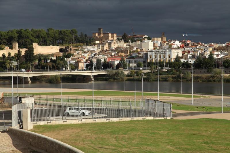 Estado de las obras en las Márgenes del Río Guadiana en Badajoz