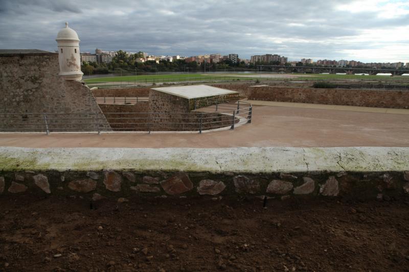 Estado de las obras en las Márgenes del Río Guadiana en Badajoz