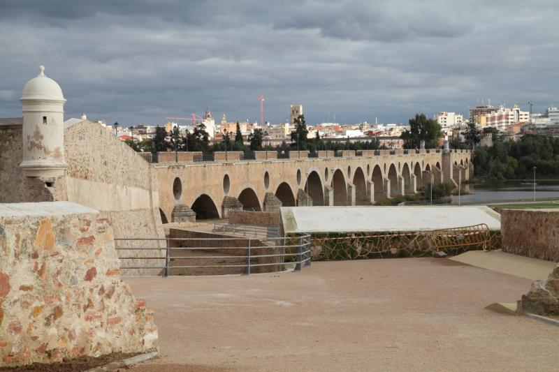 Estado de las obras en las Márgenes del Río Guadiana en Badajoz