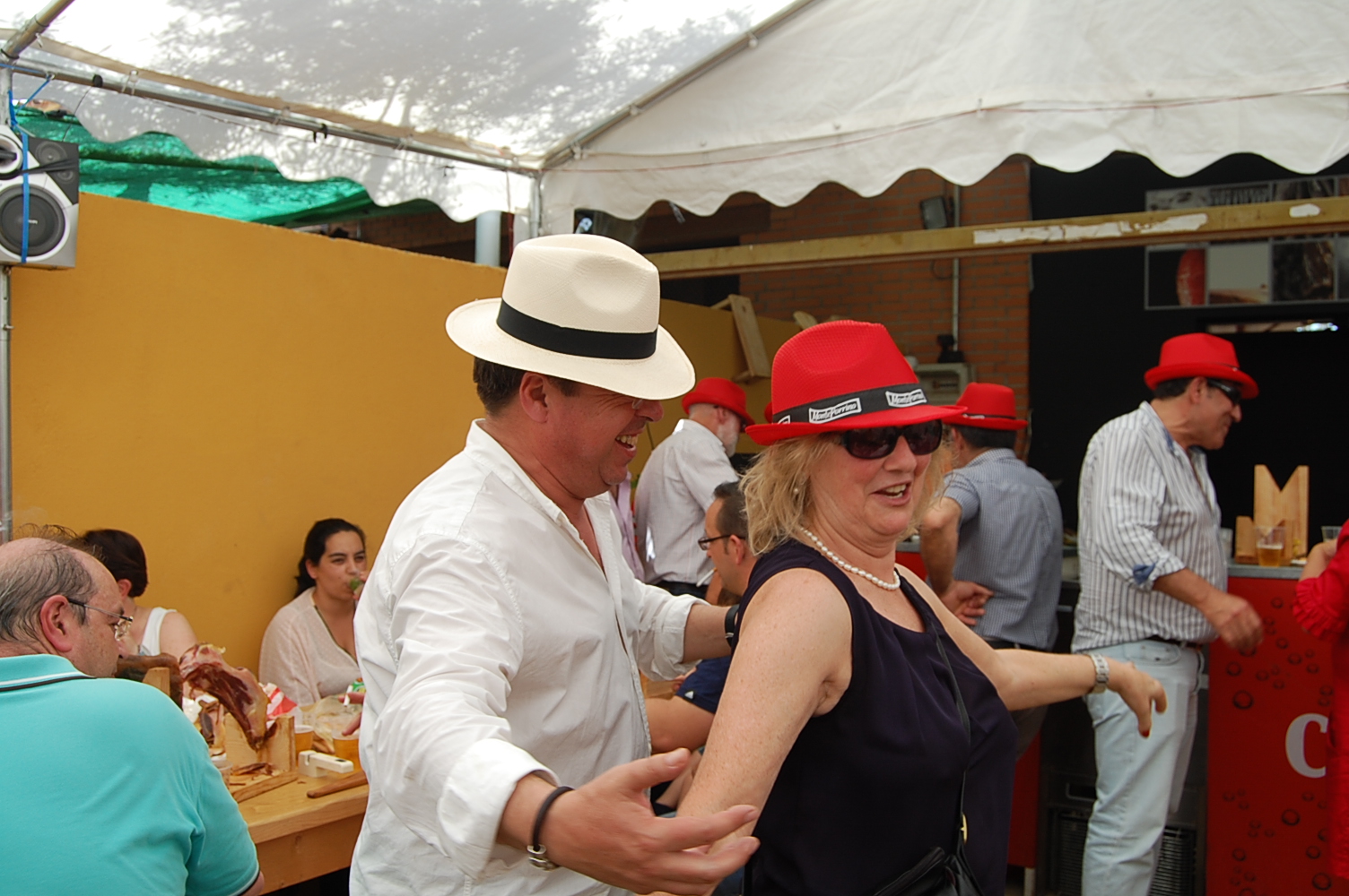 Ambiente en el Salón del Jamón de Jerez de los Caballeros