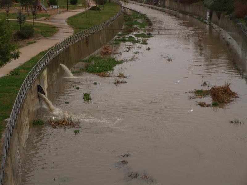 Aumenta el caudal de varios afluentes y del Río Guadiana
