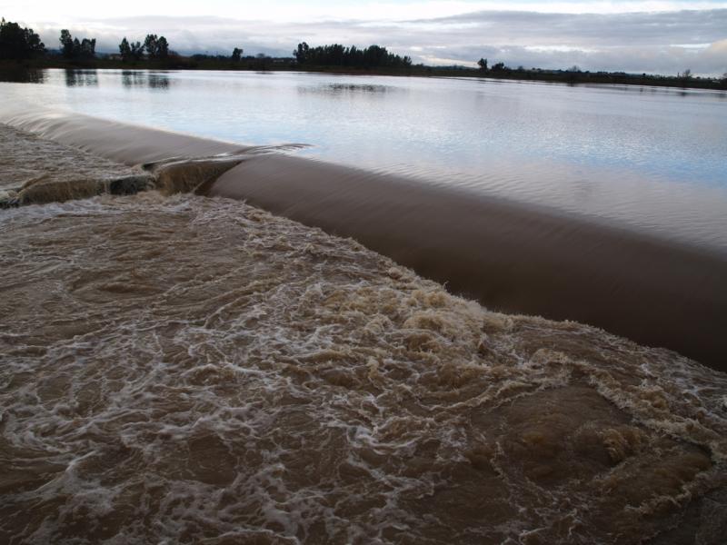 Aumenta el caudal de varios afluentes y del Río Guadiana