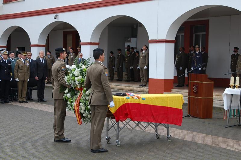 Imágenes del funeral al soldado extremeño fallecido en Líbano