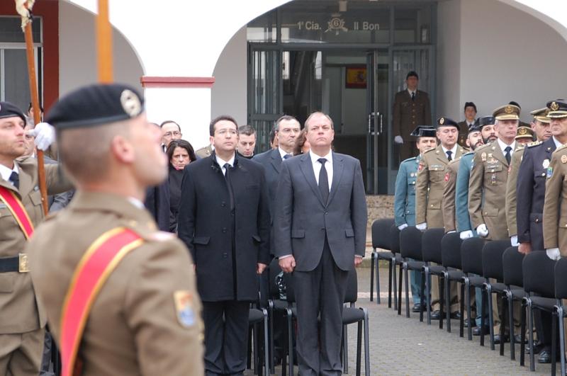 Imágenes del funeral al soldado extremeño fallecido en Líbano