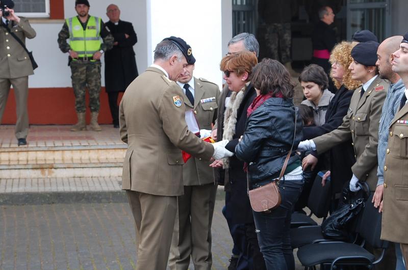 Imágenes del funeral al soldado extremeño fallecido en Líbano