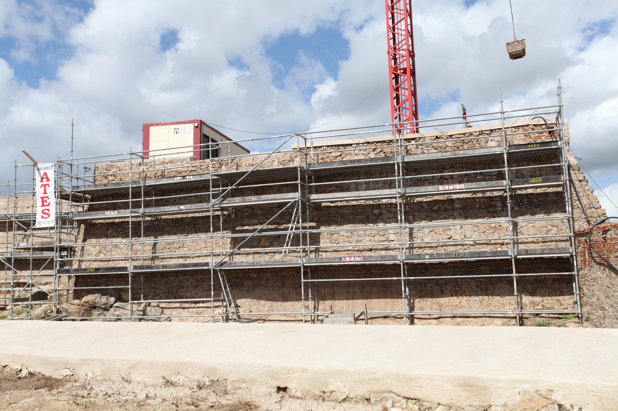 Las obras del Fuerte San Cristóbal, a buen ritmo