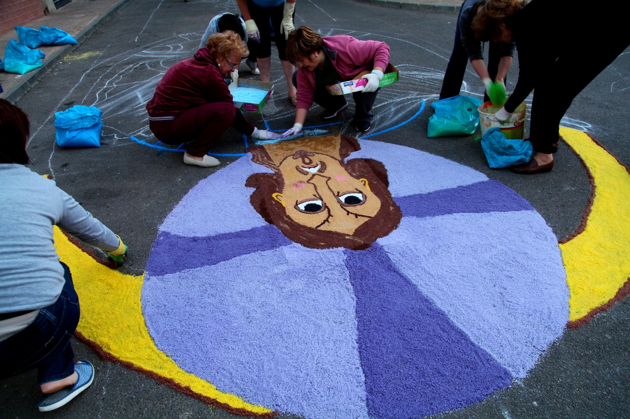 San Vicente de Alcántara se viste de gala para celebrar El Corpus Christi