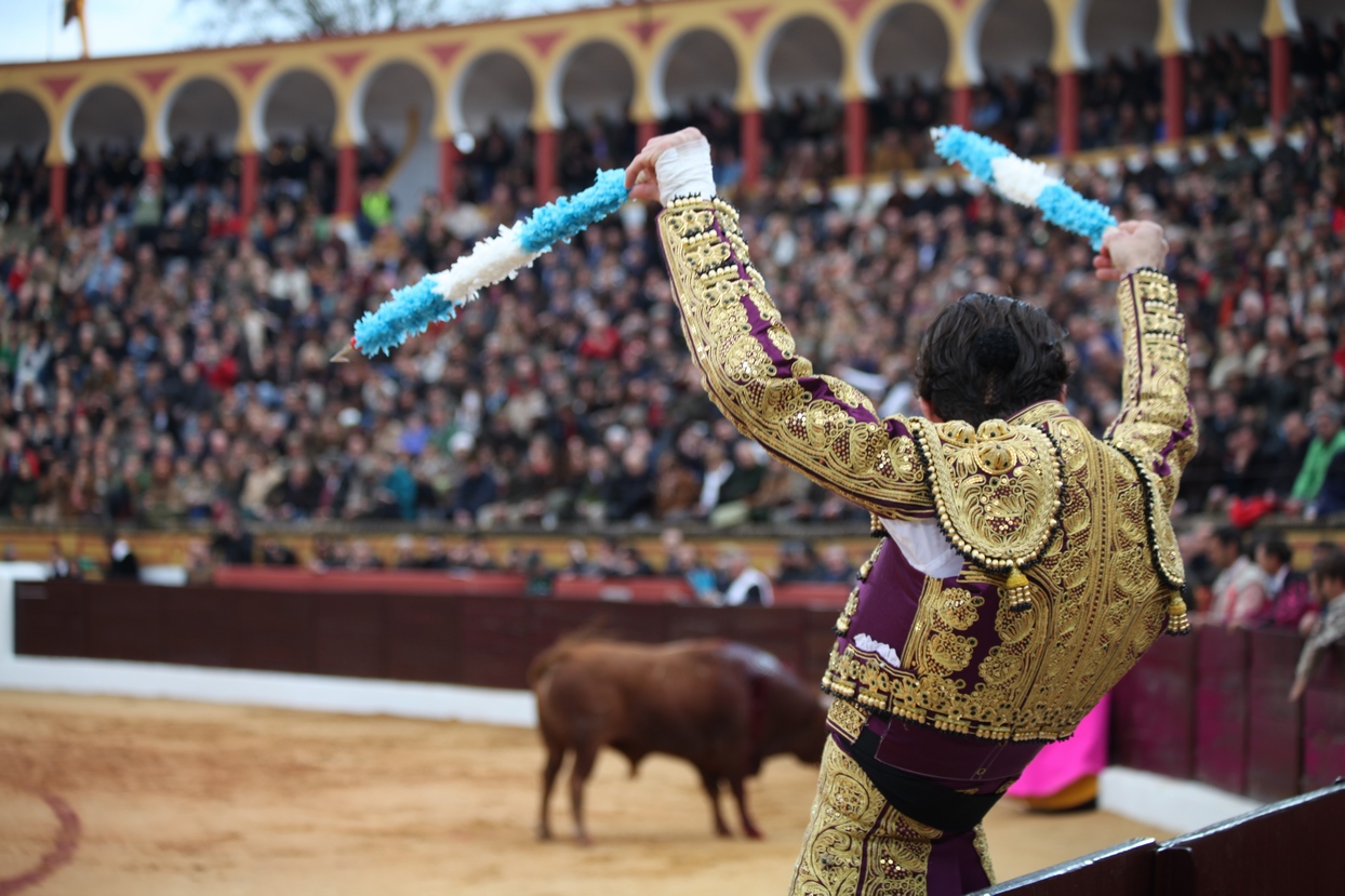 Reportaje fotográfico de la corrida de El Juli, Perera y Padilla en Olivenza