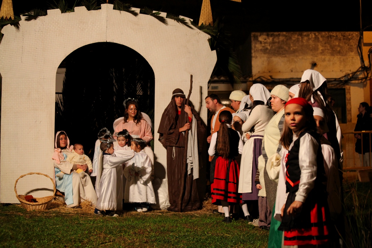 Belenes vivientes en Elvas y el Gurugú 