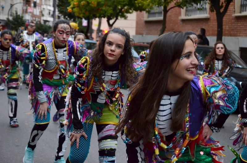 Instantes de las Candelas de Santa Marina en Badajoz