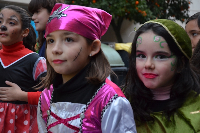 Instantes de las Candelas de Santa Marina en Badajoz