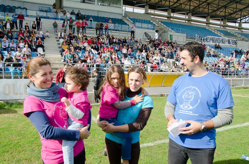 Varios famosos en el partido contra el Síndrome de Rett en Badajoz