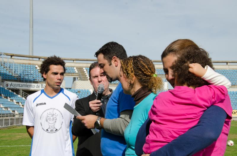 Varios famosos en el partido contra el Síndrome de Rett en Badajoz