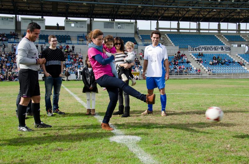 Varios famosos en el partido contra el Síndrome de Rett en Badajoz