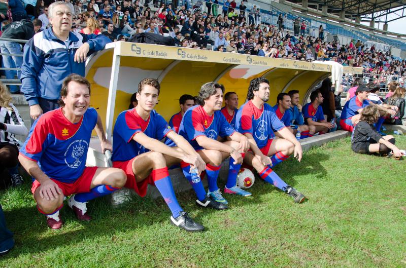 Varios famosos en el partido contra el Síndrome de Rett en Badajoz