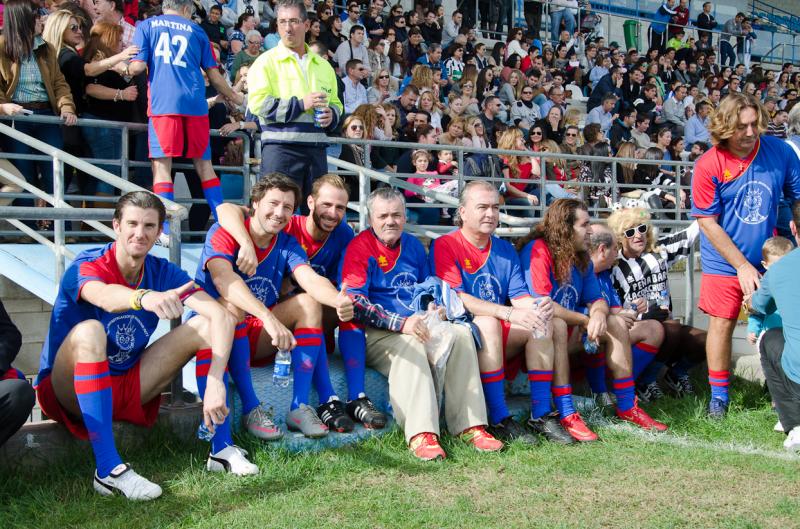 Varios famosos en el partido contra el Síndrome de Rett en Badajoz