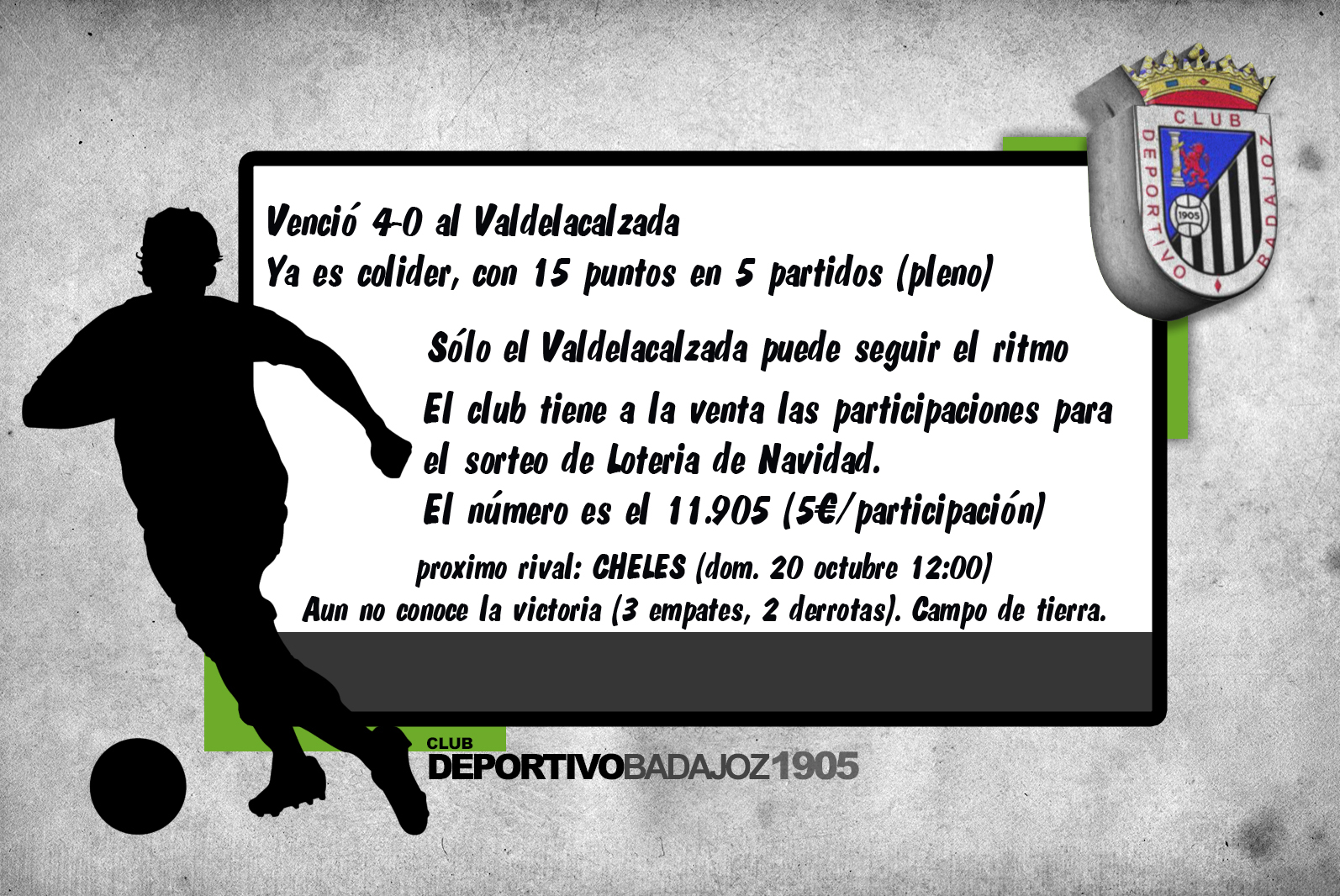 La actualidad deportiva de Badajoz a 16 de octubre