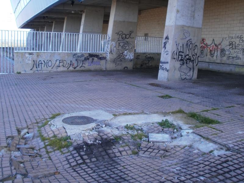 Estado actual del Estadio Nuevo Vivero de Badajoz