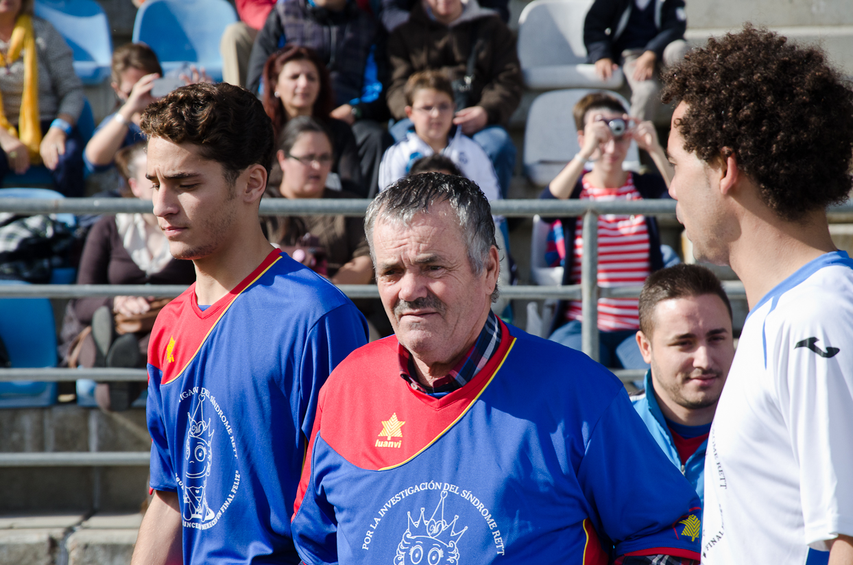 Varios famosos en el partido contra el Síndrome de Rett en Badajoz