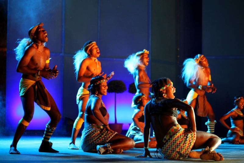 Espectacular actuación de Sudáfrica en el Festival Folklórico Internacional de Badajoz Espectacular actuación de Sudáfrica en el Festival Folklórico Internacional de Badajoz