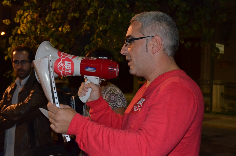 Imágenes de la manifestación contra el trabajo precario en Badajoz