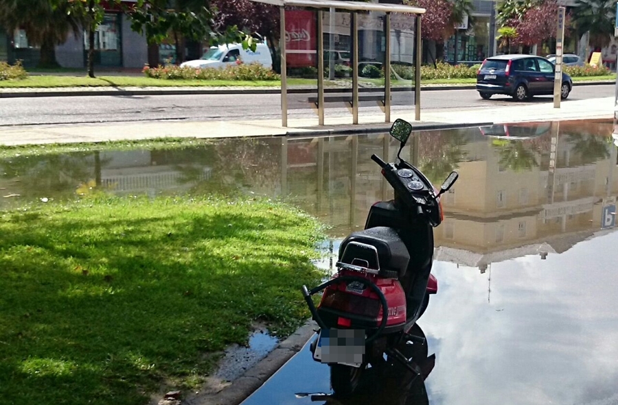 Imágenes de las intensas lluvias en Badajoz