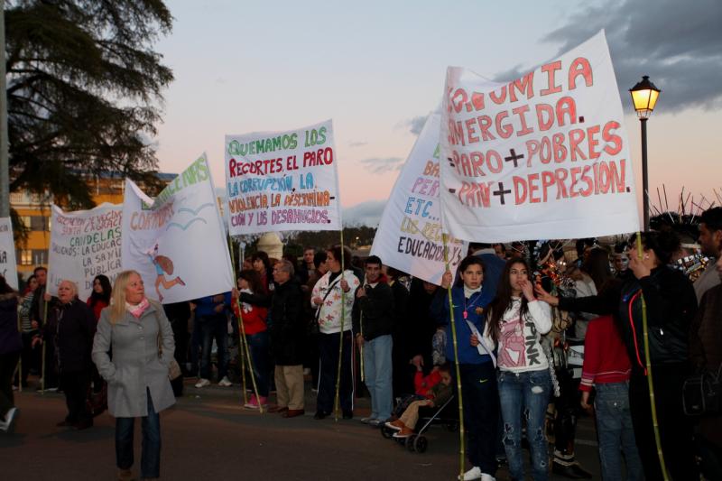 Tamborada y Candelas del Carnaval de Badajoz 2013