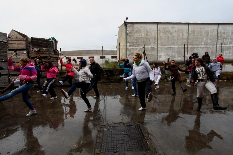 Ensayo de las comparsas del Carnaval de Badajoz