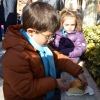 Miles de pacenses se toman el roscón de reyes en Badajoz