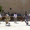 Imágenes del Festival Folklórico de Extremadura en la Plaza de España de Badajoz