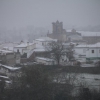 Imágenes de la nevada en la provincia de Badajoz