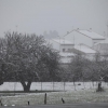 Imágenes de la nevada en la provincia de Badajoz