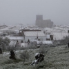 Imágenes de la nevada en la provincia de Badajoz