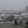 Imágenes de la nevada en la provincia de Badajoz