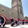 Imágenes del Festival Folklórico de Extremadura en la Plaza de España de Badajoz