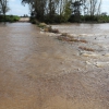 El arroyo Guerrero inunda badenes en Novelda y Sagrajas