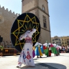 Imágenes del Festival Folklórico de Extremadura en la Plaza de España de Badajoz